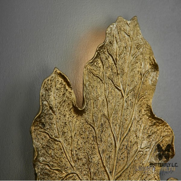 Бра Grape Leaf Brass