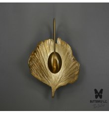 Бра Lotus Leaf Brass