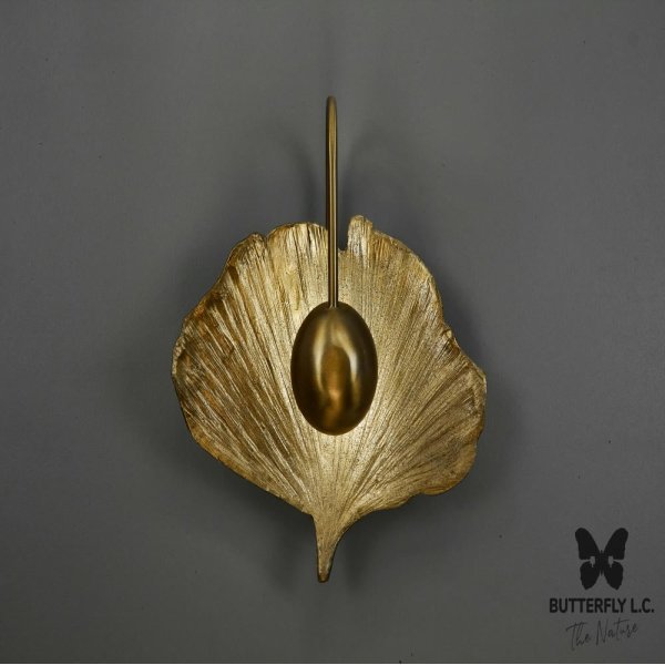 Бра Lotus Leaf Brass