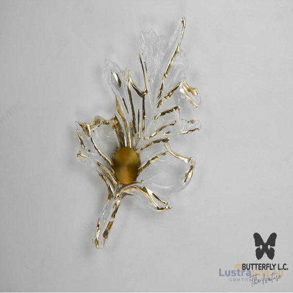 Бра Leaf GL Tablet GD LF Brass Бра Leaf GL Tablet GD LF Brass