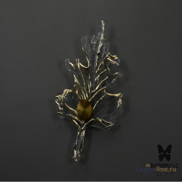 Бра Leaf GL Tablet GD LF Brass Бра Leaf GL Tablet GD LF Brass