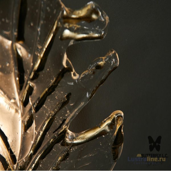 Бра Leaf GL Tablet GD LF Brass Бра Leaf GL Tablet GD LF Brass