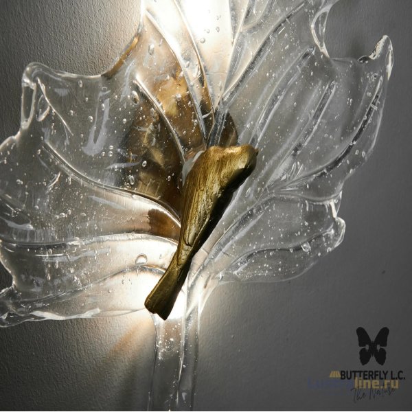 Бра Leaf GL Bird Brass