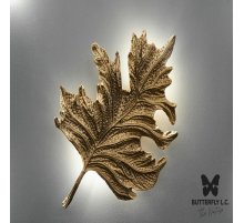 Бра Leaf Brass