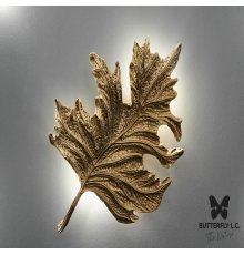 Бра Leaf Brass