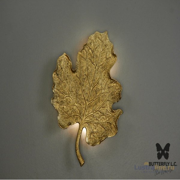 Бра Grape Leaf Brass