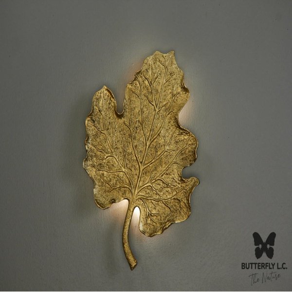Бра Grape Leaf Brass