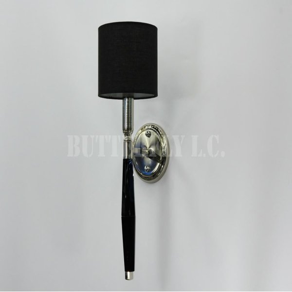 Бра 120/1 Long Nickel Black