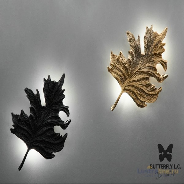 Бра Leaf Graphite