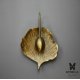 Бра Lotus Leaf Brass
