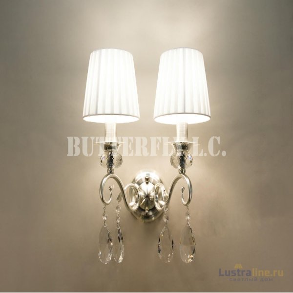 Бра 1021/2 Mat Silver