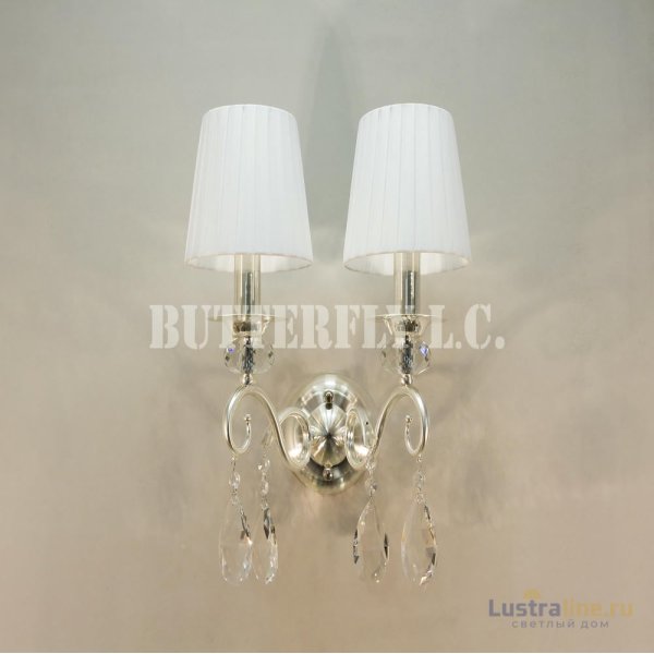 Бра 1021/2 Mat Silver