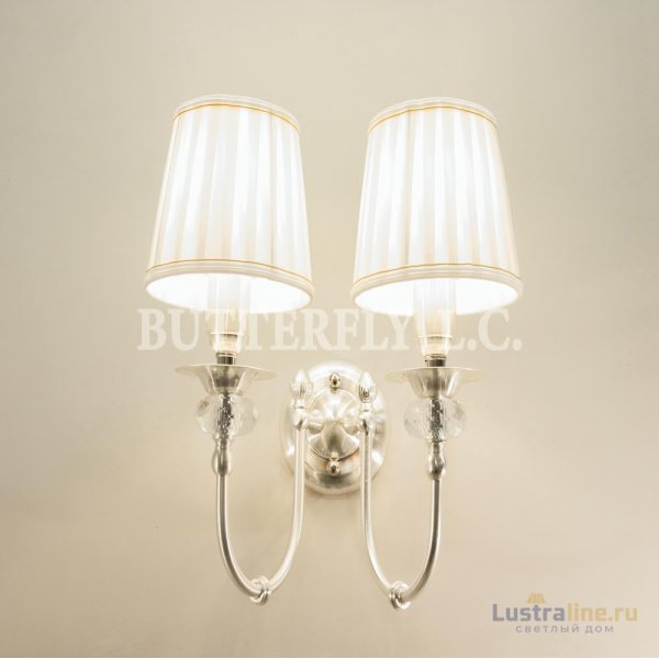 Бра 9868/2 Mat Silver
