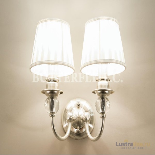 Бра 8101/2 Ball Mat Silver Бра 8101/2 Ball Mat Silver