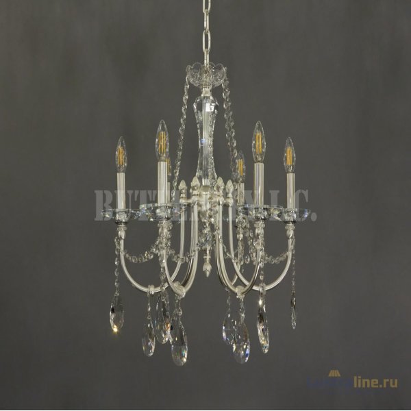 Люстра 9865/6 Mat Silver