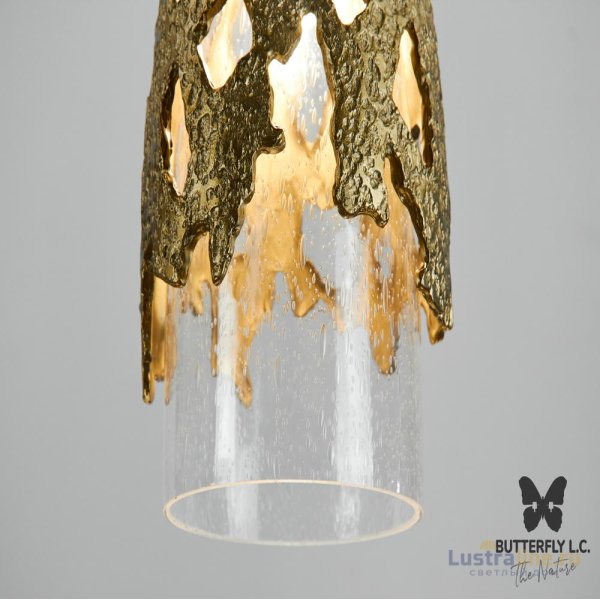 Люстра Bark Single Brass