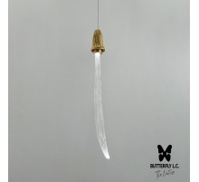 Люстра Single Leaf S Brass