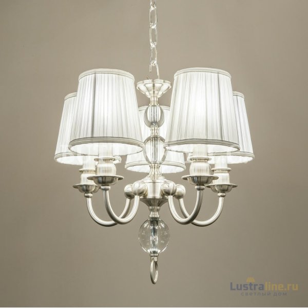 Люстра 8101/5 Sh Mat Silver