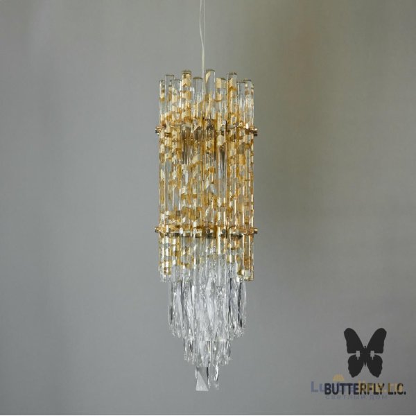 Люстра 106/160 GL/3 Gold Leaf/Clear/Bronze
