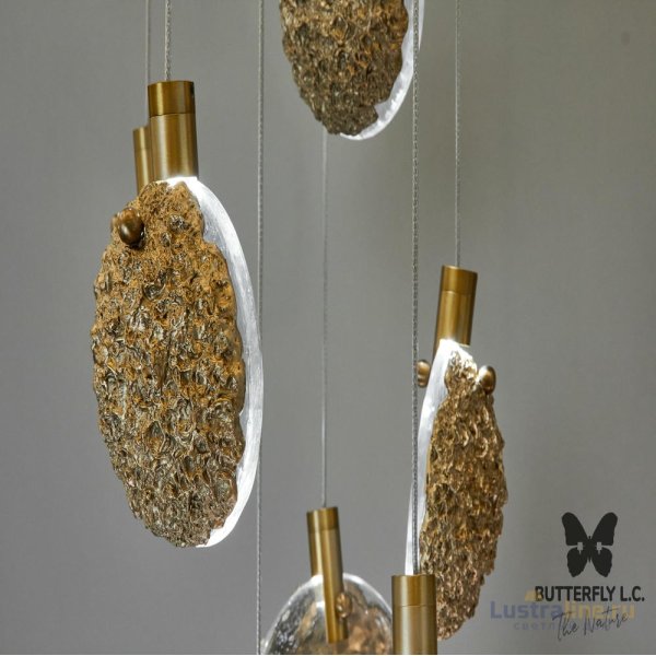 Люстра Mussels B*4+S*6/30 Brass Люстра Mussels B*4+S*6/30 Brass