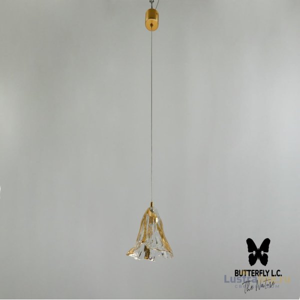 Люстра Glass Campanula Gold Leaf Люстра Glass Campanula Gold Leaf