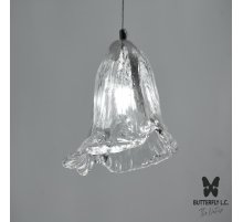 Люстра Glass Campanula Silver Leaf
