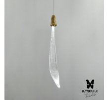 Люстра Single Leaf M Brass