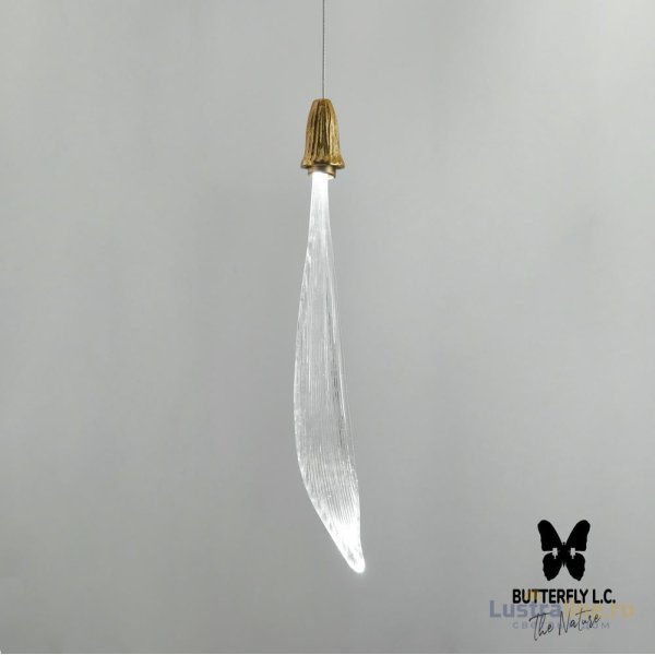 Люстра Single Leaf M Brass
