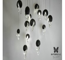 Люстра Wallnut B*7+S*7/100 Graphite