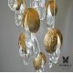 Люстра Wallnut B*6+S*4/30 Brass