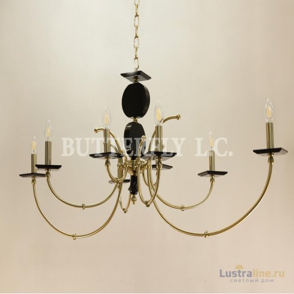 Люстра 406/8 OV Black Bronze