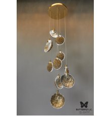Люстра Mussels B*4+S*6/30 Brass