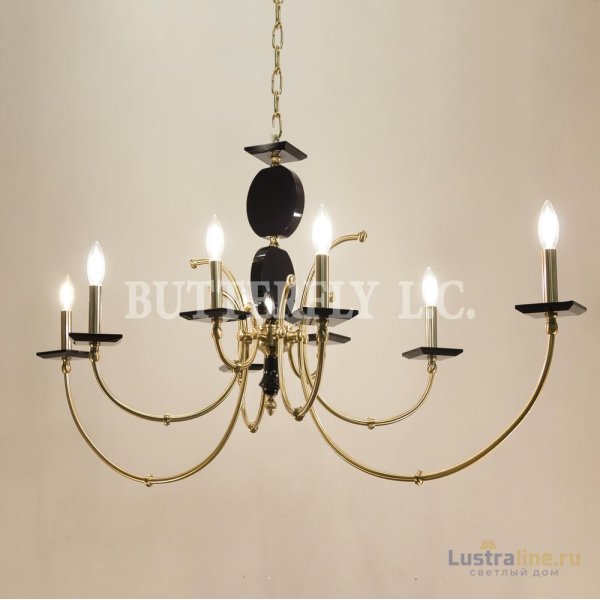 Люстра 406/8 OV Black Bronze