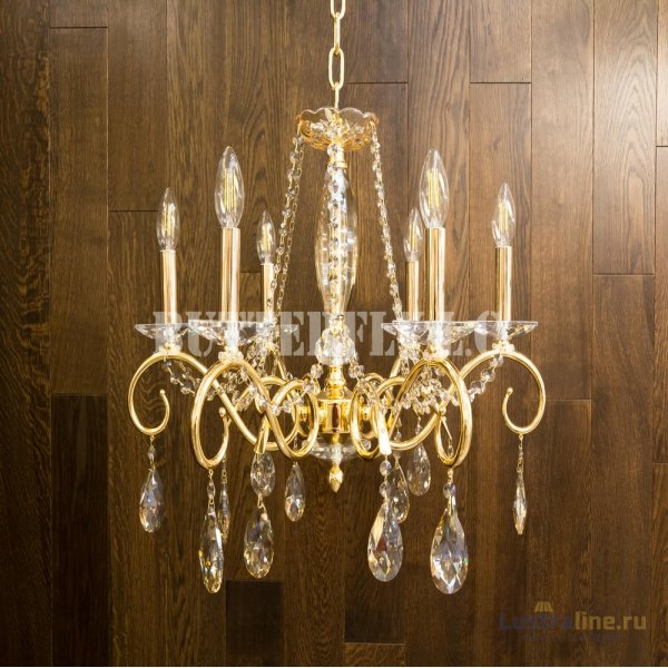Люстра 102/6 Gold