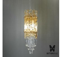 Люстра 106/160 GL/3 Gold Leaf/Clear/Bronze