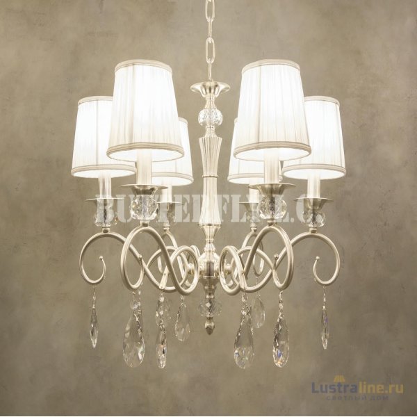 Люстра 1021/6 Mat Silver
