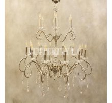 Люстра 1022/12+6 Nickel