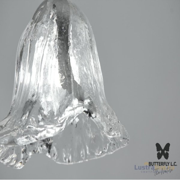 Люстра Glass Campanula Silver Leaf Люстра Glass Campanula Silver Leaf