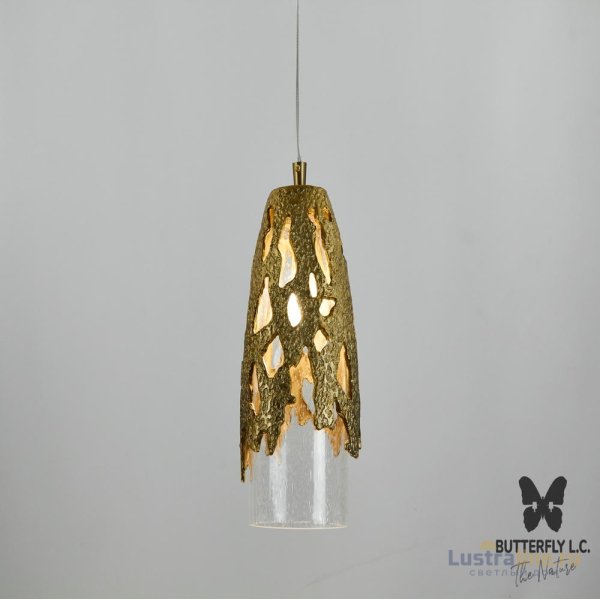 Люстра Bark Single Brass