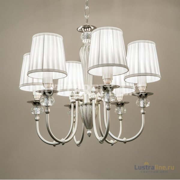 Люстра 9868/6 Mat Silver
