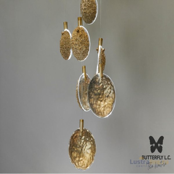 Люстра Mussels B*4+S*6/30 Brass Люстра Mussels B*4+S*6/30 Brass