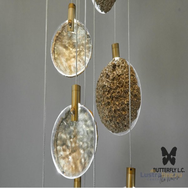 Люстра Mussels B*4+S*6/30 Brass Люстра Mussels B*4+S*6/30 Brass