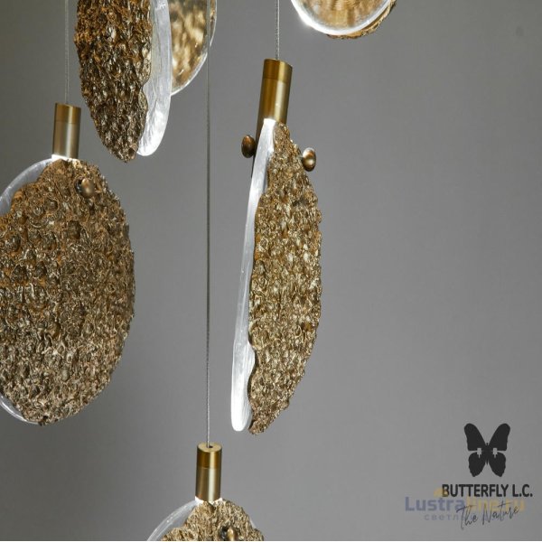 Люстра Mussels B*4+S*6/30 Brass Люстра Mussels B*4+S*6/30 Brass