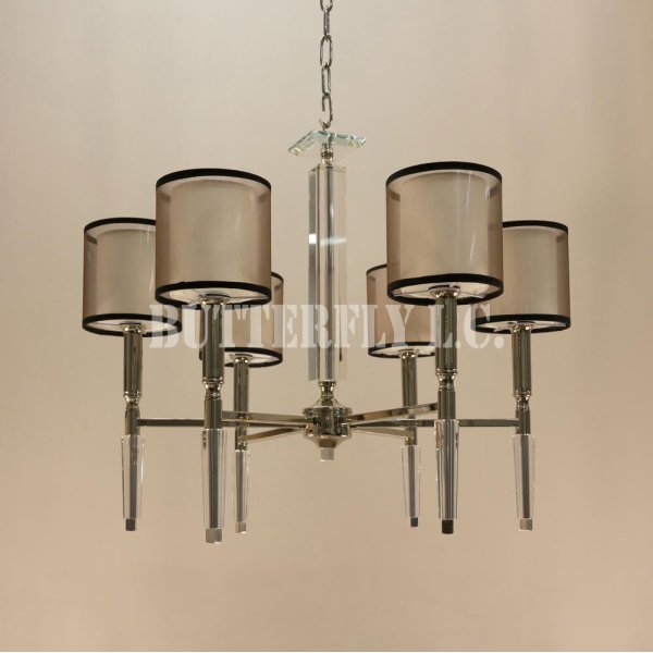 Люстра 120/6 Clear Nickel