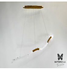 Люстра Branch Crown/2 Long Single Brass