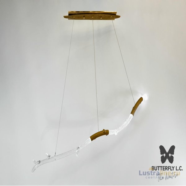 Люстра Branch Crown/2 Long Single Brass