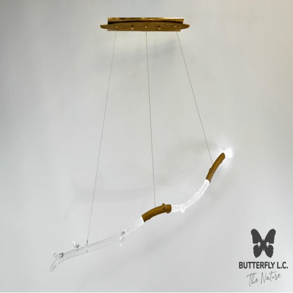 Люстра Branch Crown/2 Long Single Brass