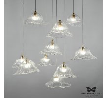 Люстра Glass Campanula*10/50 Brass