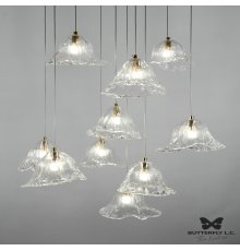 Люстра Glass Campanula*10/50 Brass