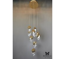 Люстра Wallnut B*6+S*4/30 Brass